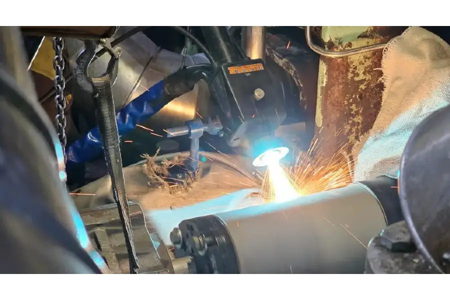 On-site shaft repair and machining